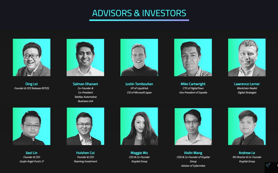 ArcBlock’s Advisor & Investors