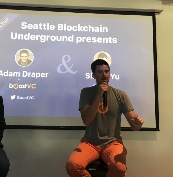 Adam Draper Speaking at Seattle Blockchain Underground