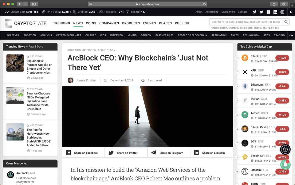 ArcBlock-CryptoSlate