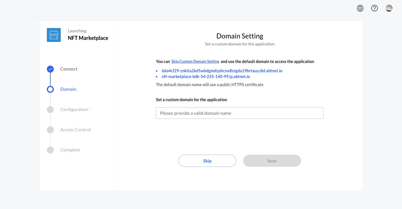 blocklet-server-setup-domain